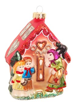 Krebs Glas Lauscha Ozdoba choinkowa ze wzorem - dł. 13 cm ze sklepu Limango Polska w kategorii Dekoracje bożonarodzeniowe - zdjęcie 184751657