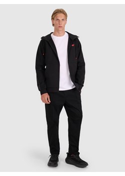Męskie spodnie casual 4F 4FRAW25TTROM1660 - czarne ze sklepu Sportstylestory.com w kategorii Spodnie męskie - zdjęcie 184754366