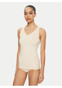 Triumph Top Sense Of Modal 10224796 Écru Slim Fit ze sklepu MODIVO w kategorii Bluzki damskie - zdjęcie 184754928