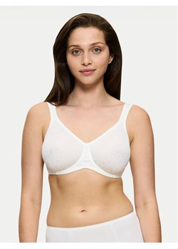 Triumph Biustonosz z fiszbiną Lovely Minimizer 10166834 Biały ze sklepu MODIVO w kategorii Biustonosze - zdjęcie 184754959