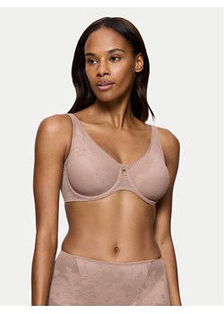 Triumph Biustonosz z fiszbiną Wild Rose Sensation 10205953 Brązowy ze sklepu MODIVO w kategorii Biustonosze - zdjęcie 184754986