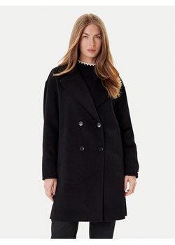 Marella Płaszcz wełniany Good 2523016031 Czarny Regular Fit ze sklepu MODIVO w kategorii Płaszcze damskie - zdjęcie 184755016