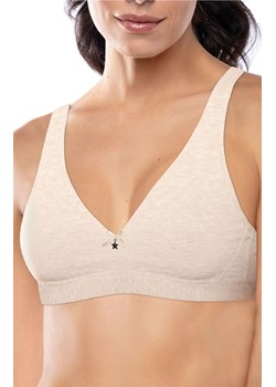 Biustonosz damski miękki bawełniany w sportowym stylu ecru Natural Cotton 1454 Sielei, Kolor ecru, Rozmiar 70B, Sielei ze sklepu Primodo w kategorii Biustonosze - zdjęcie 184756245
