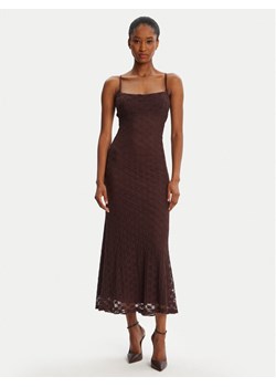 BARDOT Sukienka koktajlowa Adoni Mesh 57998DB1 Brązowy Regular Fit ze sklepu MODIVO w kategorii Sukienki - zdjęcie 184758688
