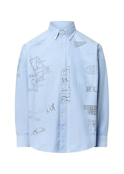Polo Ralph Lauren Koszula męska Mężczyźni Modern Fit Bawełna jasnoniebieski nadruk ze sklepu vangraaf w kategorii Koszule męskie - zdjęcie 184758928