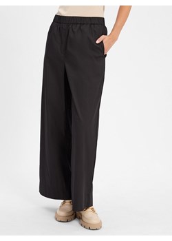 Tommy Hilfiger Spodnie Kobiety Bawełna czarny jednolity ze sklepu vangraaf w kategorii Spodnie damskie - zdjęcie 184758945