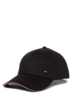 Tommy Hilfiger Czapka męska Mężczyźni Bawełna czarny jednolity ze sklepu vangraaf w kategorii Czapki z daszkiem męskie - zdjęcie 184758958