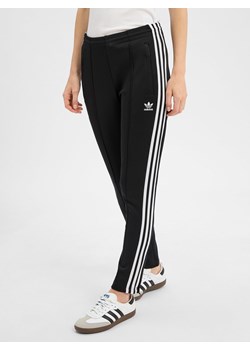 adidas Originals Damskie spodnie materiałowe - Classic Kobiety czarny jednolity ze sklepu vangraaf w kategorii Spodnie damskie - zdjęcie 184758995