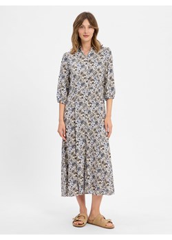 soyaconcept® Bluzka damska - SC-Samea 3 Kobiety wiskoza biały wzorzysty ze sklepu vangraaf w kategorii Sukienki - zdjęcie 184759006