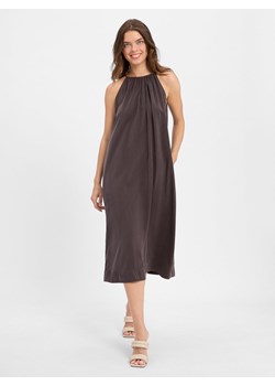 Opus Sukienka damska - Widala Kobiety błotnisty jednolity ze sklepu vangraaf w kategorii Sukienki - zdjęcie 184759039