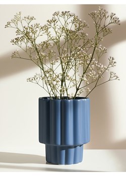 Sinsay - Ceramiczna doniczka - niebieski ze sklepu Sinsay w kategorii Doniczki i osłonki - zdjęcie 184760017