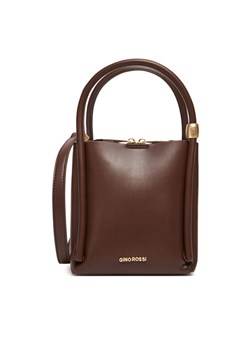 Torebka Gino Rossi CEO-SADE-LX10152 Brązowy ze sklepu eobuwie.pl w kategorii Torby Shopper bag - zdjęcie 184760109