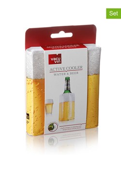 Vacu Vin Schładzacze (2 szt.) "Aktiv" w kolorze żółtym do piwa ze sklepu Limango Polska w kategorii Naczynia - zdjęcie 184761016