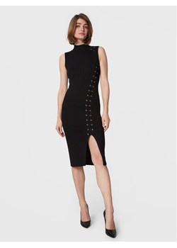Guess Sukienka dzianinowa W3RK40 Z2U00 Czarny Slim Fit ze sklepu MODIVO w kategorii Sukienki - zdjęcie 184761958