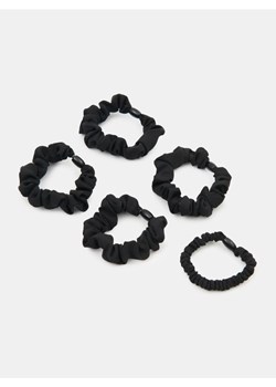 Sinsay - Gumka do włosów 5pack - czarny ze sklepu Sinsay w kategorii Gumki do włosów - zdjęcie 184763446