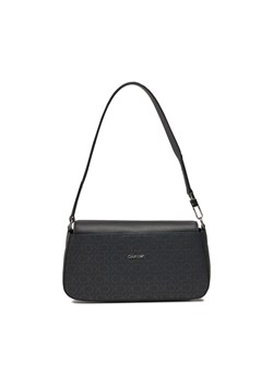 Torebka Calvin Klein Business Shoulder Bag_Epi Mono K60K611888 Czarny ze sklepu eobuwie.pl w kategorii Torebki bagietki - zdjęcie 184765145