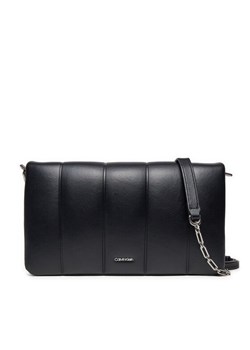 Calvin Klein Torebka Line Quilt Shoulder Bag K60K612787 Czarny ze sklepu MODIVO w kategorii Torebki damskie - zdjęcie 184765479