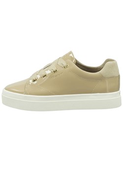 GANT Footwear Skórzane sneakersy w kolorze beżowym ze sklepu Limango Polska w kategorii Trampki damskie - zdjęcie 184766015