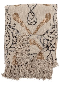 Bloomingville Pled &quot;Freddy&quot; w kolorze beżowym - 160 x 130 cm ze sklepu Limango Polska w kategorii Narzuty i kapy - zdjęcie 184766585