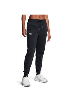Damskie spodnie dresowe joggery Under Armour UA Icon Fleece - czarne ze sklepu Sportstylestory.com w kategorii Spodnie damskie - zdjęcie 184767299