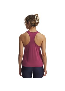 Damski top treningowy Under Armour Tech Knockout Tank - różowy ze sklepu Sportstylestory.com w kategorii Bluzki damskie - zdjęcie 184767305