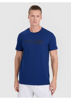 Męski t-shirt z nadrukiem 4F 4FRSS25TTSHM2851 - granatowy ze sklepu Sportstylestory.com w kategorii T-shirty męskie - zdjęcie 184767409