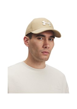 Męska czapka z daszkiem Under Armour M's Brushed Blitzing - beżowa ze sklepu Sportstylestory.com w kategorii Czapki z daszkiem męskie - zdjęcie 184767427