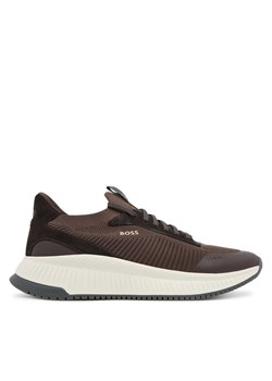Sneakersy BOSS TTNM EVO 50523113 Brązowy ze sklepu eobuwie.pl w kategorii Buty sportowe męskie - zdjęcie 184767525