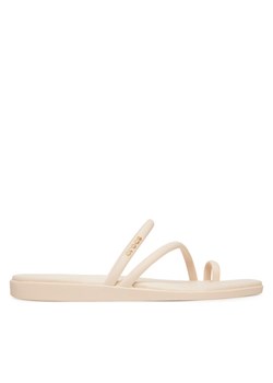 Japonki Crocs Miami Toe Loop 209862 Beżowy ze sklepu eobuwie.pl w kategorii Klapki damskie - zdjęcie 184767526