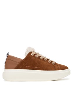 Sneakersy Alexander Smith Wembley Folded ASBCWRW Brązowy ze sklepu eobuwie.pl w kategorii Buty sportowe damskie - zdjęcie 184767545