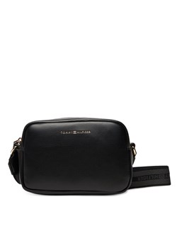 Tommy Hilfiger Torebka Th Logotape AW0AW17689 Czarny ze sklepu MODIVO w kategorii Listonoszki - zdjęcie 184768109