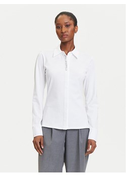 KARL LAGERFELD Koszula A3W17103 Biały Slim Fit ze sklepu MODIVO w kategorii Koszule damskie - zdjęcie 184768117