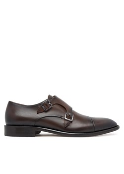 BOSS Półbuty Derrek 50547022 Brązowy ze sklepu MODIVO w kategorii Buty eleganckie męskie - zdjęcie 184768136