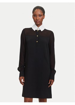 KARL LAGERFELD Sukienka codzienna A3W13020 Czarny Regular Fit ze sklepu MODIVO w kategorii Sukienki - zdjęcie 184768169