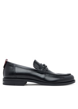 HUGO Półbuty Varian 50548574 Czarny ze sklepu MODIVO w kategorii Buty eleganckie męskie - zdjęcie 184768178