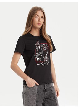 KARL LAGERFELD T-Shirt A3W17099 Czarny Regular Fit ze sklepu MODIVO w kategorii Bluzki damskie - zdjęcie 184768236