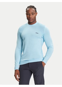BOSS Sweter K_Momentum 50541944 Błękitny Regular Fit ze sklepu MODIVO w kategorii Swetry męskie - zdjęcie 184769796