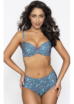 Blue Sky figi damskie z wysokim stanem 2w1 plażowo-bieliźniane, Kolor niebieski-wzór, Rozmiar S, PariPari Lingerie ze sklepu Intymna w kategorii Majtki damskie - zdjęcie 184772408