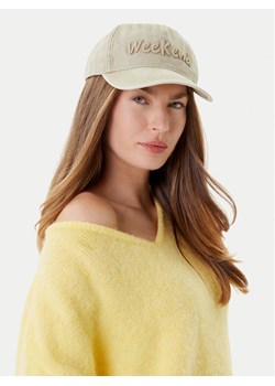 Czapka z daszkiem Weekend Max Mara Bruno 2525576024 Beżowy ze sklepu eobuwie.pl w kategorii Czapki z daszkiem damskie - zdjęcie 184772878