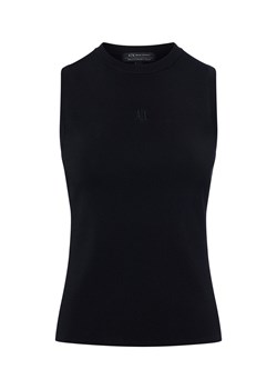 Armani Exchange Top damski Kobiety czarny jednolity ze sklepu vangraaf w kategorii Bluzki damskie - zdjęcie 184773295