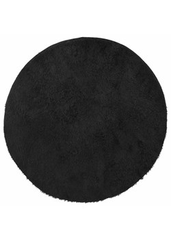 Czarny okrągły dywan 100 cm H8-R92 ze sklepu Edinos.pl w kategorii Dywany - zdjęcie 184774618
