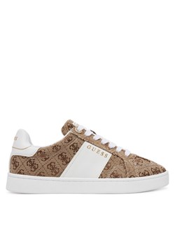 Guess Sneakersy FLJRO5 FAL12 Brązowy ze sklepu MODIVO w kategorii Buty sportowe damskie - zdjęcie 184776227
