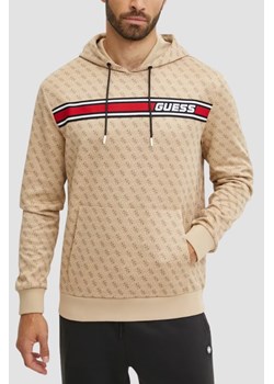 GUESS Beżowa bluza męska New Korbin, Rozmiar M ze sklepu outfit.pl w kategorii Bluzy męskie - zdjęcie 184777186