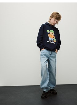 Reserved - Bluza z kapturem Stumble Guys - granatowy ze sklepu Reserved w kategorii Bluzy chłopięce - zdjęcie 184777837