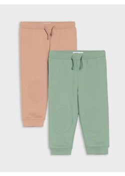 Sinsay - Spodnie 2 pack - zielony ze sklepu Sinsay w kategorii Odzież dla niemowląt - zdjęcie 184778625