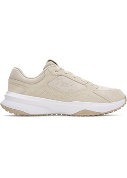 Męskie buty treningowe Under Armour UA Edge SUEDE - beżowe ze sklepu Sportstylestory.com w kategorii Buty sportowe męskie - zdjęcie 184779937