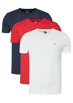 Tommy Jeans Komplet 3 t-shirtów DM0DM21579 Kolorowy Slim Fit ze sklepu MODIVO w kategorii T-shirty męskie - zdjęcie 184780866
