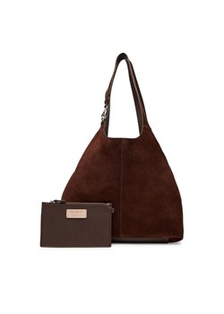 Torebka Coccinelle THE Coccinelle C-Easy E1 THE 11 01 01 Brązowy ze sklepu eobuwie.pl w kategorii Torby Shopper bag - zdjęcie 184781199