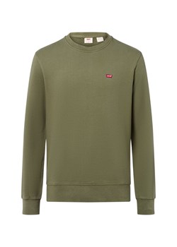 Levi's Męska bluza nierozpinana Mężczyźni Bawełna oliwkowy jednolity ze sklepu vangraaf w kategorii Bluzy męskie - zdjęcie 184781616