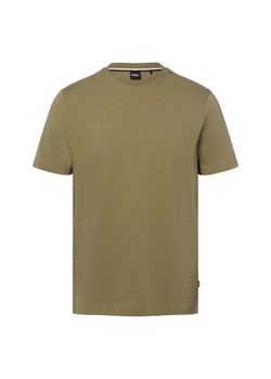 HUGO Koszulka męska - Dalile Mężczyźni Bawełna écru jednolity ze sklepu vangraaf w kategorii T-shirty męskie - zdjęcie 184781618